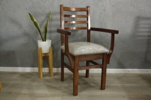 Silla Mariana Apoya Brazo - Madera Maciza