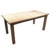 Combo Curvas Mesa 160x90 mas 6 Sillas - Madera Maciza - Imagen 10