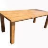 Combo Curvas Mesa 160x90 mas 6 Sillas - Madera Maciza - Imagen 11